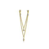 Snow Dance Diamond Long Earring Set