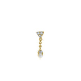 Trinity Diamond Drop Earrings
