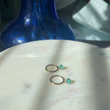 Emerald Seamless Hoop Earring