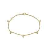 Tiny Station Diamond Bracelet