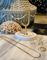 18k Solid Gold Herringbone Snake Chain Necklace