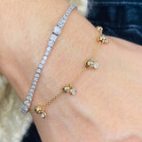 Sliding Beads Diamond Bracelet