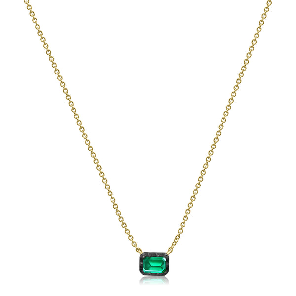 East West Emerald Necklace